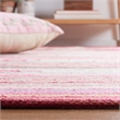 Safavieh Cotton Kilim 4' x 6' Hand Loomed Rug in Red and Ivory