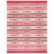 Safavieh Cotton Kilim 8' x 10' Hand Loomed Rug in Red and Ivory