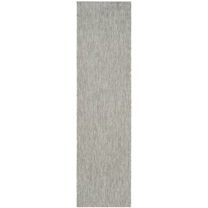 Safavieh Courtyard 2'3&quot x 6'7&quot Runner Rug in Gray