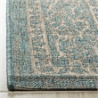 Safavieh Courtyard 9' x 12' Rug in Light Gray and Aqua