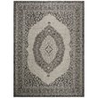 Safavieh Courtyard 9' x 12' Rug in Light Gray and Black