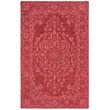 Safavieh Dip Dye 3' x 5' Hand Tufted Wool Rug in Red