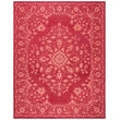 Safavieh Dip Dye 8' x 10' Hand Tufted Wool Rug in Red