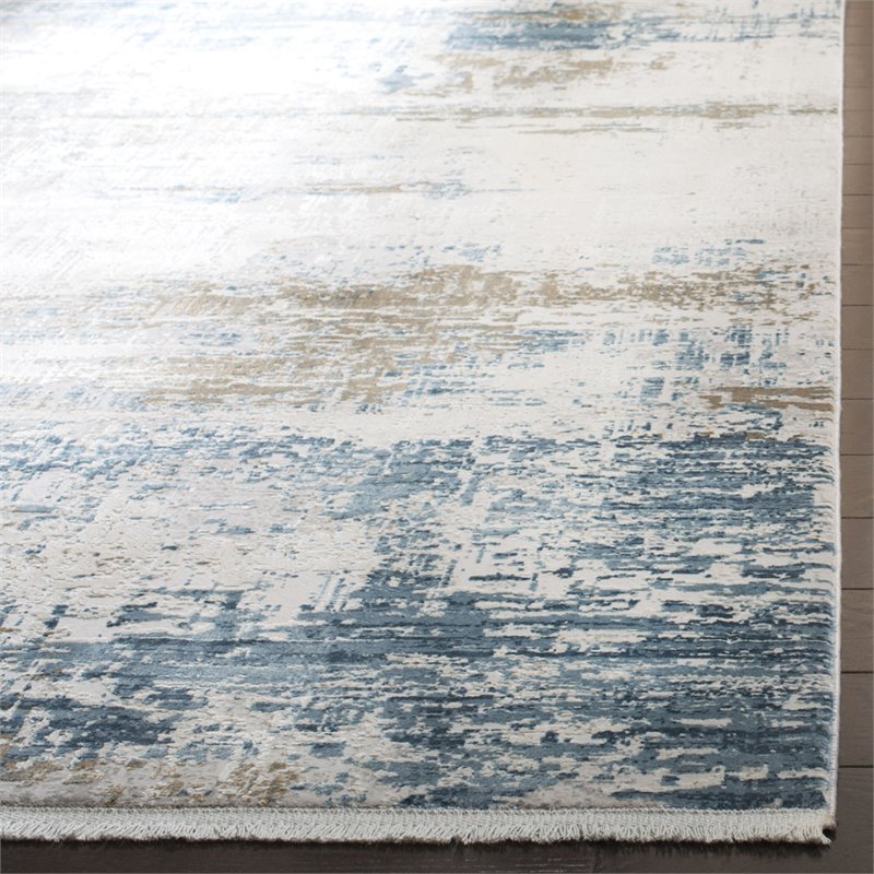 Safavieh Eclipse 4' x 6' Rug in Ivory and Blue