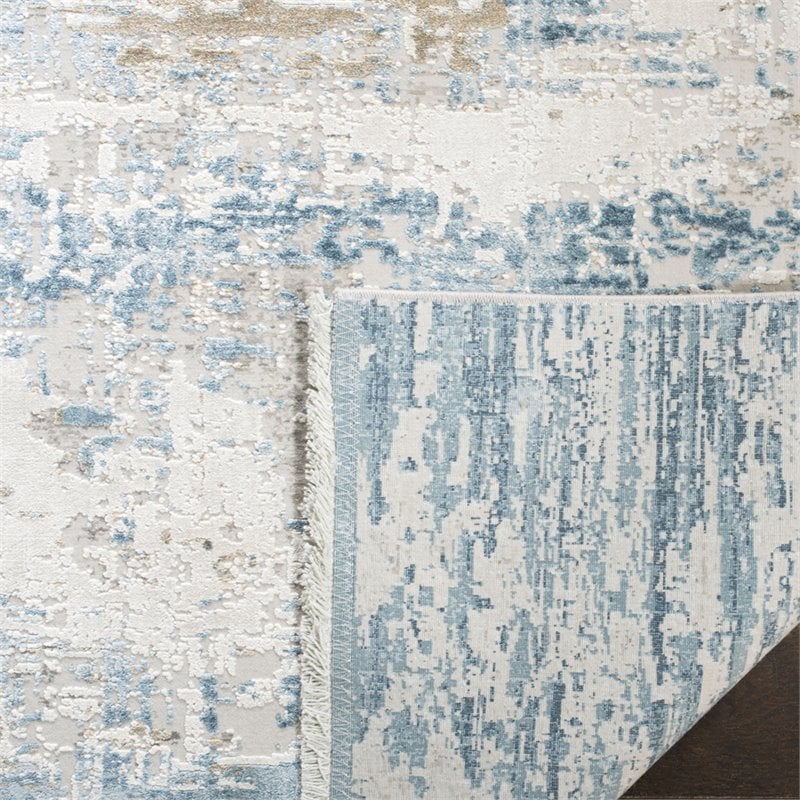 Safavieh Eclipse 4' x 6' Rug in Ivory and Blue
