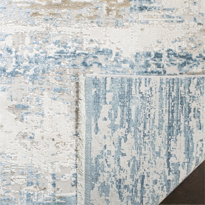 Safavieh Eclipse 6' x 9' Rug in Ivory and Blue