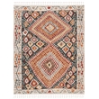 Safavieh Farmhouse 8' x 10' Rug in Orange and Navy