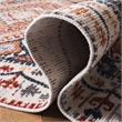 Safavieh Farmhouse 9' x 12' Rug in Orange and Navy
