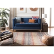 Safavieh Farmhouse 3' x 5' Rug in Navy and Orange