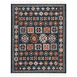 Safavieh Farmhouse 9' x 12' Rug in Navy and Orange