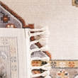 Safavieh Farmhouse 2' x 8' Runner Rug in Orange and Ivory