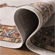 Safavieh Farmhouse 2' x 8' Runner Rug in Orange and Ivory