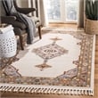 Safavieh Farmhouse 8' x 10' Rug in Orange and Ivory