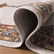 Safavieh Farmhouse 9' x 12' Rug in Orange and Ivory