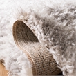 Safavieh Flokati 4' x 6' Rug in Gray and Ivory