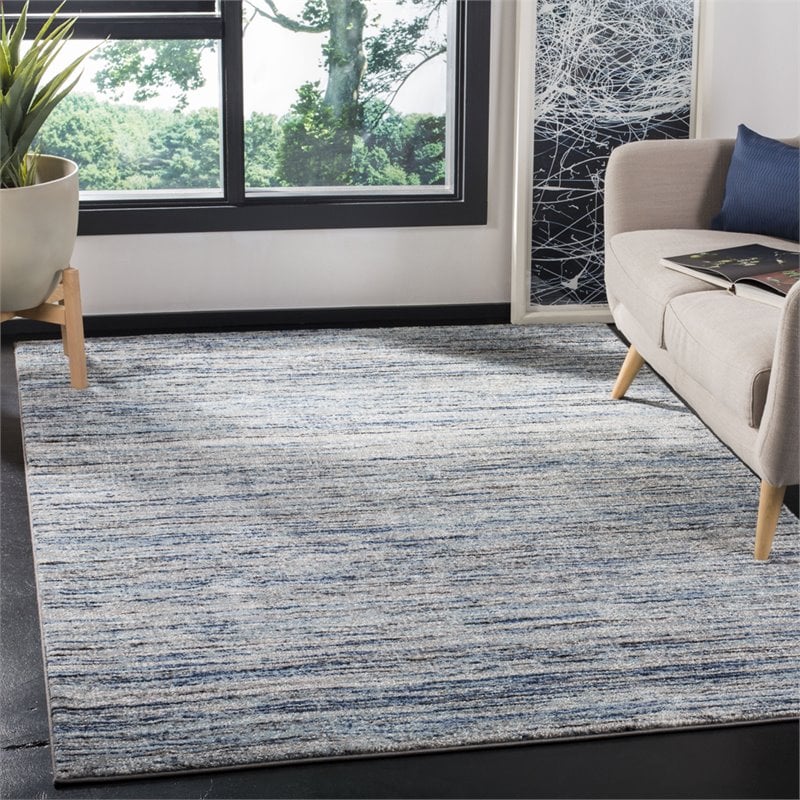 Safavieh Galaxy 4' x 6' Rug in Blue and Gray