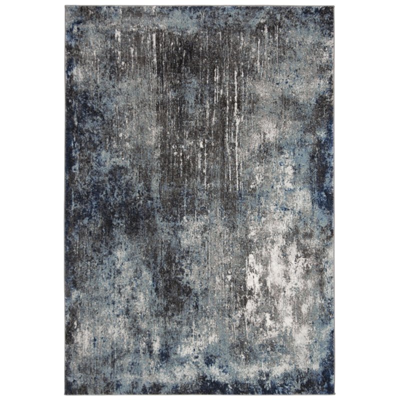 Safavieh Galaxy 9' x 12' Rug in Charcoal and Blue