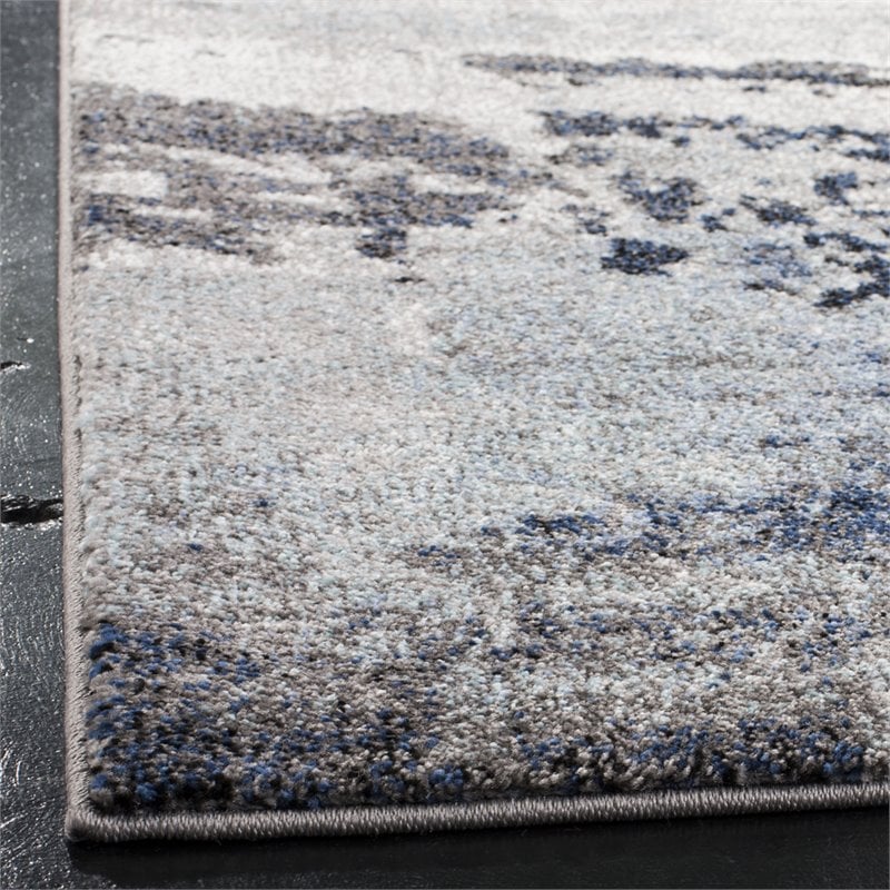 Safavieh Galaxy 4' x 6' Rug in Gray and Blue