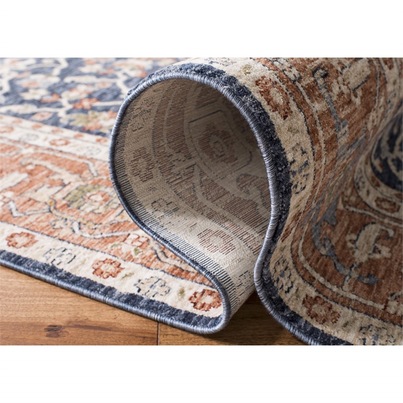 Safavieh Heirloom 3' x 5' Rug in Navy and Beige