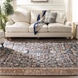 Safavieh Heirloom 4' x 6' Rug in Navy and Beige