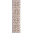 Safavieh Heirloom 2' x 8' Runner Rug in Light Blue and Beige