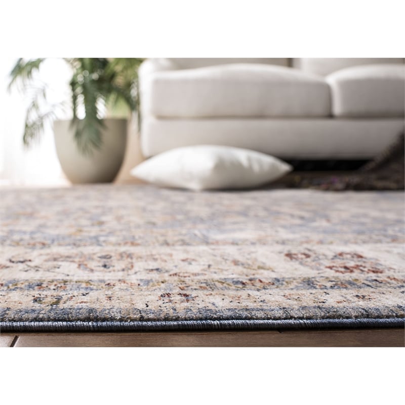 Safavieh Heirloom 3' x 5' Rug in Light Blue and Beige