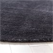 Safavieh Himalaya 6' Round Hand Tufted Wool Rug in Black
