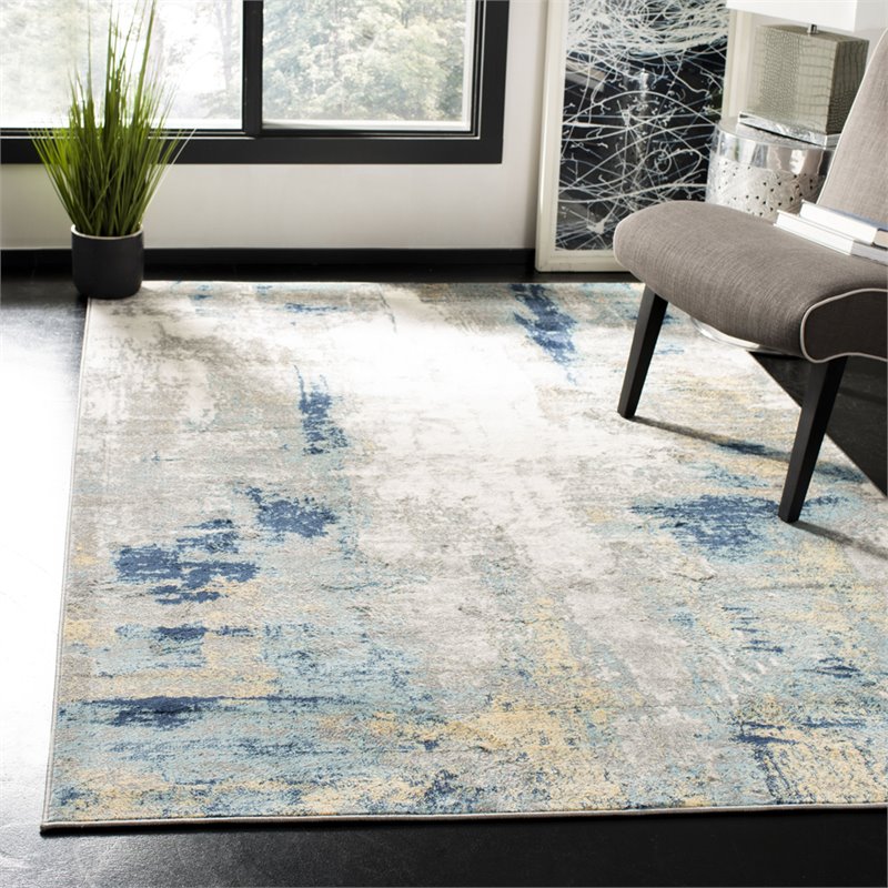 Safavieh Jasper 8' x 10' Rug in Gray and Blue