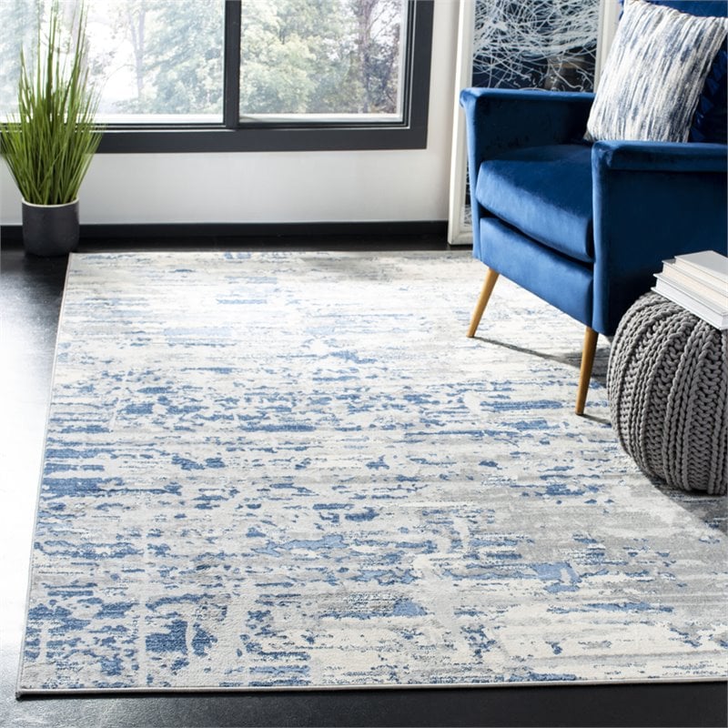 Safavieh Jasper 4' x 6' Rug in Gray and Blue