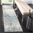 Safavieh Jasper 2' x 8' Runner Rug in Blue and Gray