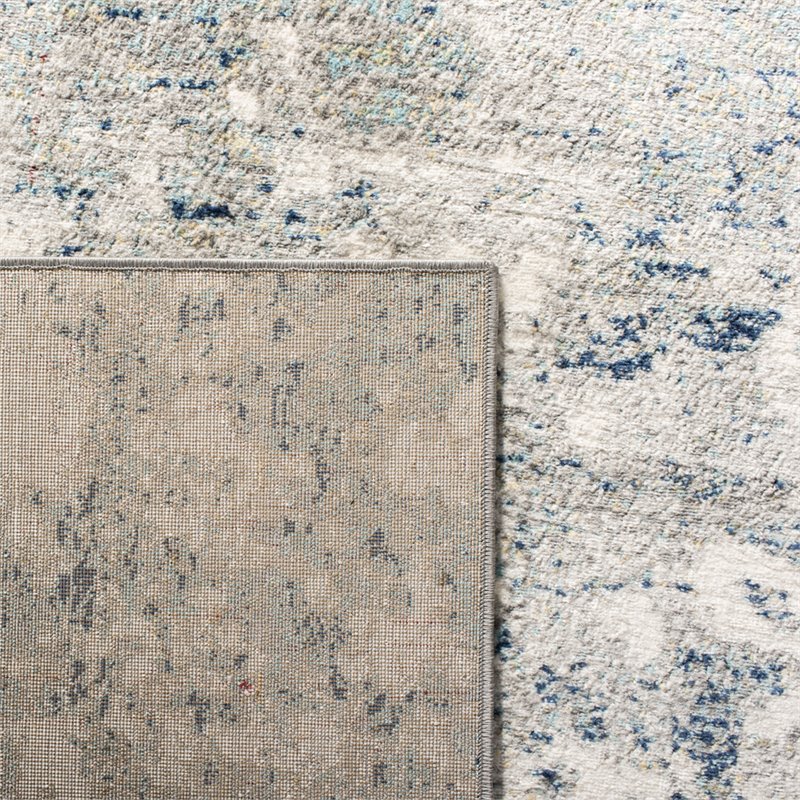 Safavieh Jasper 2' x 8' Runner Rug in Blue and Gray