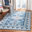Safavieh Kazak 100 8' X 10' Power Loomed Rug in Blue / Cream