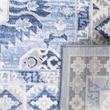 Safavieh Kazak 9' x 12' Rug in Blue and Ivory