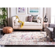 Safavieh Madison 9' x 12' Rug in Fuchsia and Ivory