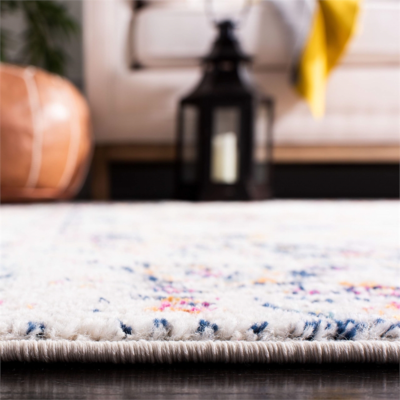 Safavieh Madison 9' x 12' Rug in Fuchsia and Ivory