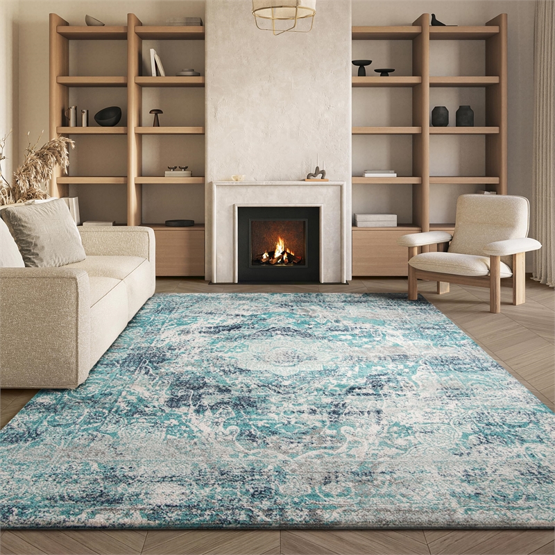 Safavieh Madison 12' x 15' Rug in Ivory and Blue