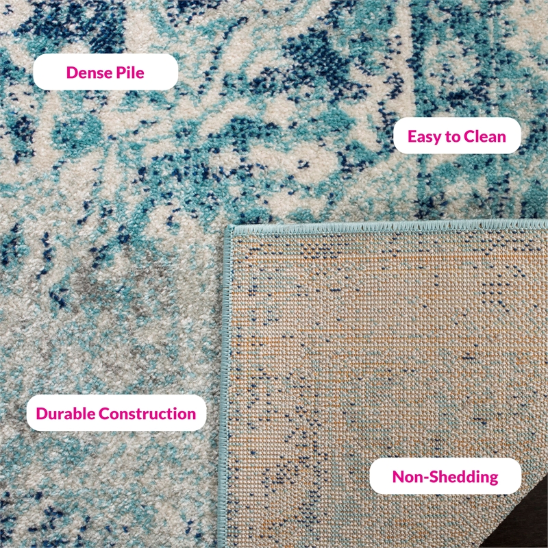 Safavieh Madison 12' x 15' Rug in Ivory and Blue