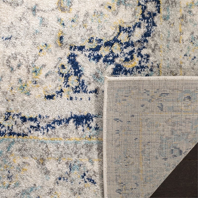 Safavieh Madison 10' x 14' Rug in Ivory and Blue