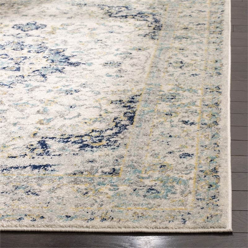 Safavieh Madison 10' x 14' Rug in Ivory and Blue