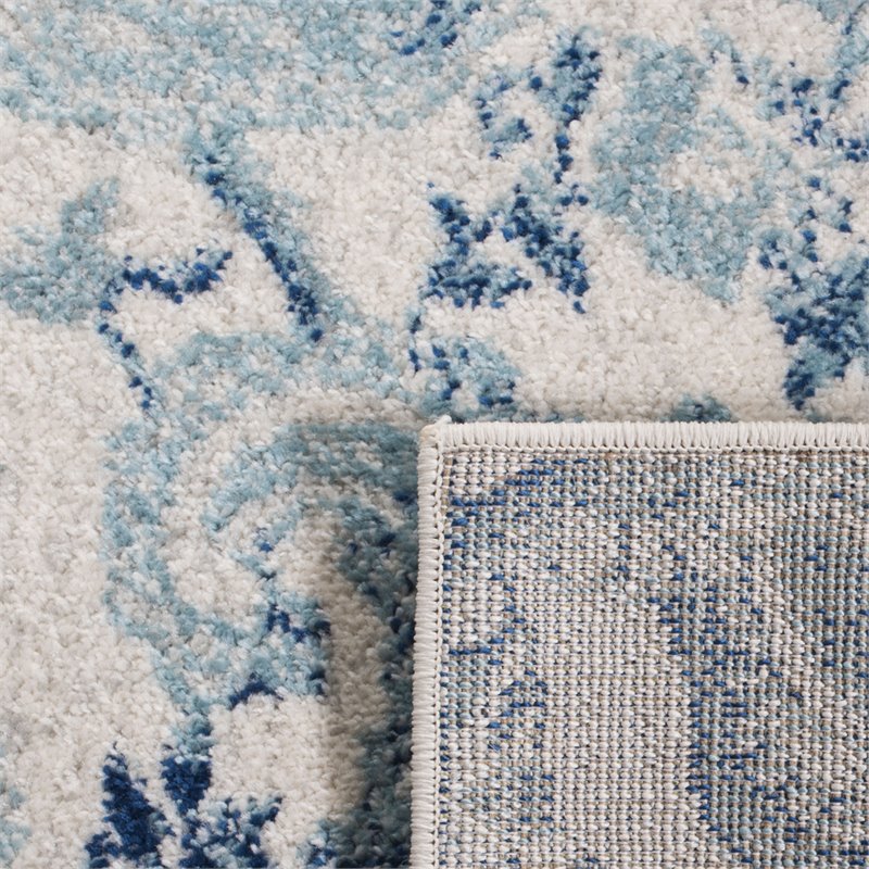 Safavieh Madison 9' x 12' Rug in Ivory and Turquoise