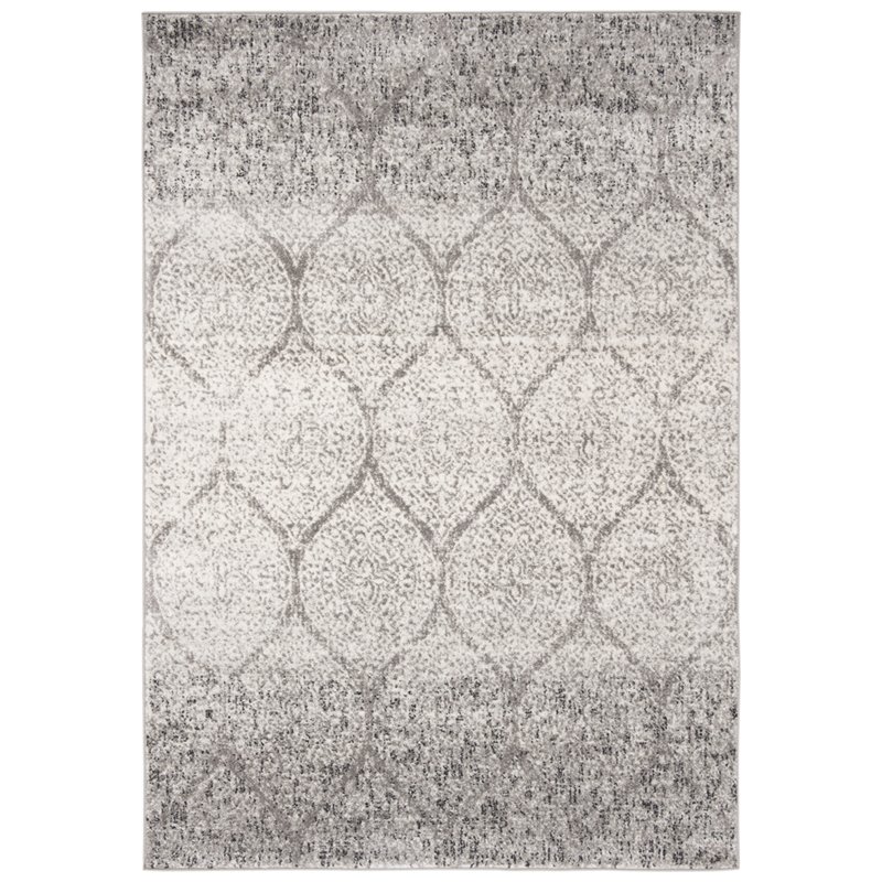 Safavieh Madison 3' x 5' Rug in Gray and Ivory