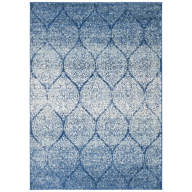 Safavieh Madison 3' x 5' Rug in Navy and Blue