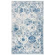 Safavieh Madison 3' x 5' Rug in White and Royal Blue