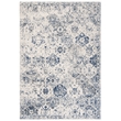 Safavieh Madison 4' x 6' Rug in White and Royal Blue
