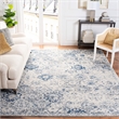 Safavieh Madison 9' x 12' Rug in White and Royal Blue