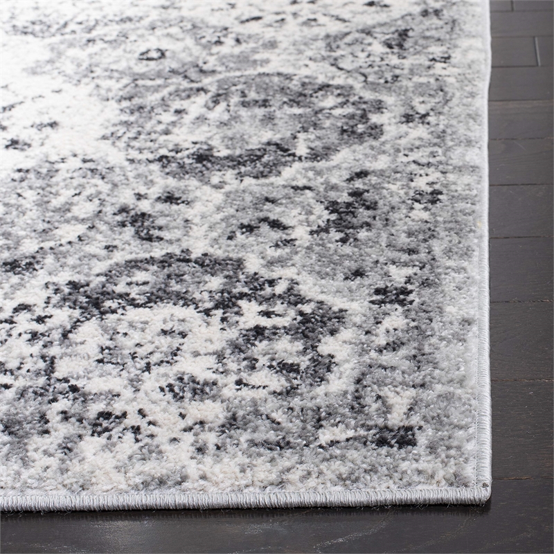 Safavieh Madison 9' x 12' Rug in Black and Gray