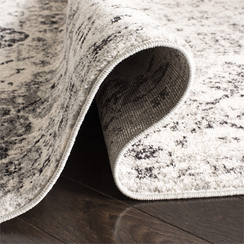 Safavieh Madison 9' x 12' Rug in Black and Gray