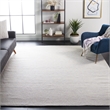 Safavieh Marbella 10' x 14' Hand Loomed Wool Rug in Gray and Ivory