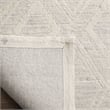 Safavieh Marbella 9' x 12' Hand Loomed Wool Rug in Gray and Ivory