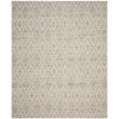 Safavieh Marbella 9' x 12' Hand Loomed Wool Rug in Brown and Ivory
